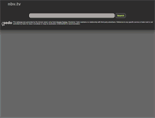 Tablet Screenshot of nbv.tv